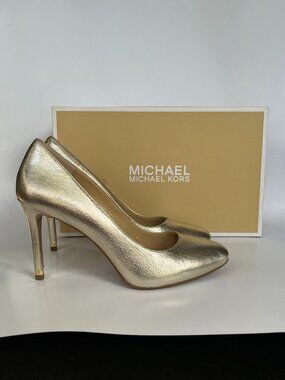 Michael Kors Pale Gold Pumps